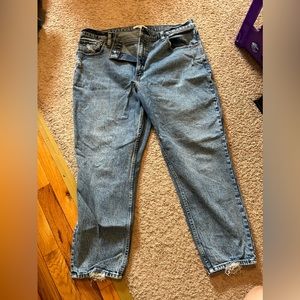 Abercrombie High Rise Mom Jean